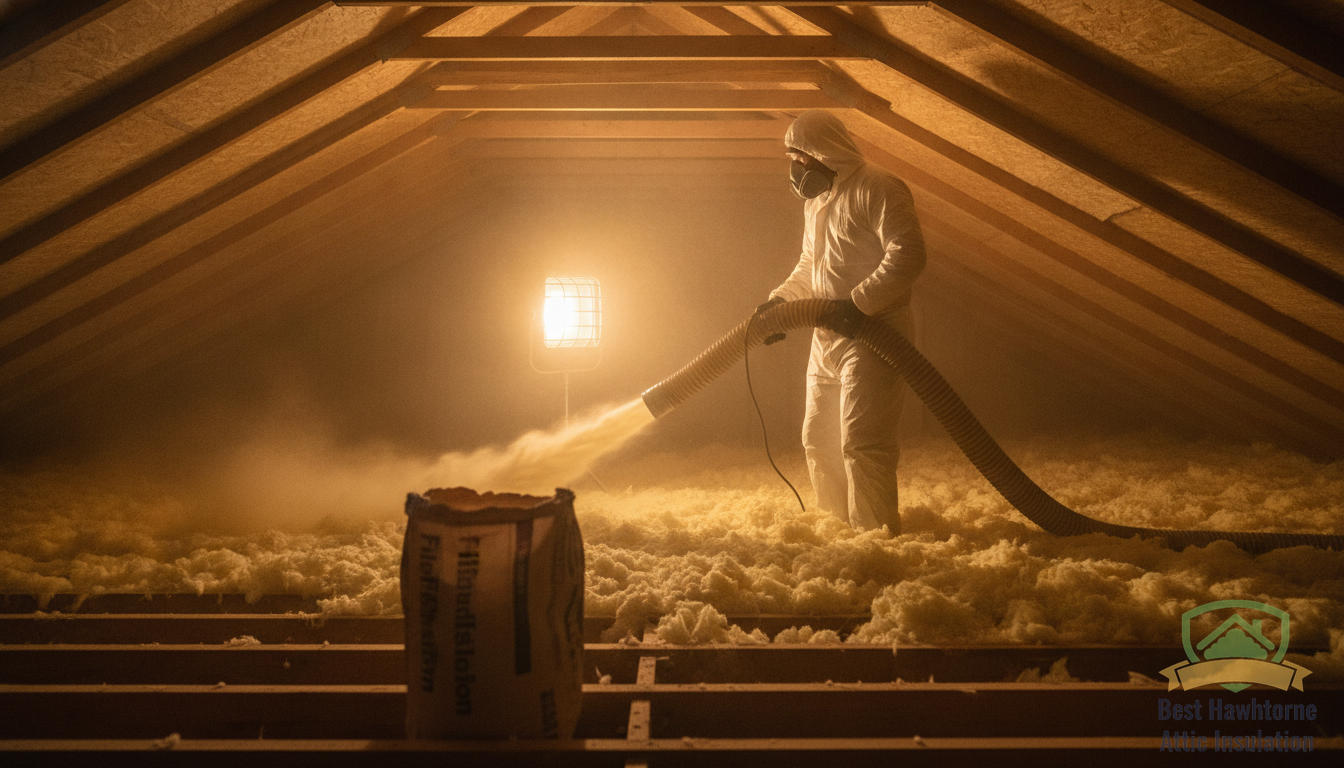 Attic Insulation Installation